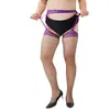 Meias-Calças Renda Telada Plus Size com Design Sexy Vazado, Color Block, Estilo Transfronteiriço, Meias Longas de Tubo Peça Única para Mulheres Curvilíneas