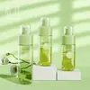 Frasco Recarregável Spray Névoa Fina Personalizado Maquiagem Orvalho Puro 150ml Redondo Transparente Pressão Cuidados com a Pele Hidratante Frasco Cosmético