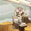 Salón de belleza para el cuerpo centro de salud papel tapiz tienda de masajes para pie zambo pared de fondo de bar imagen de tienda de masajes para pies Papel tapiz de pared