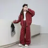 Estilo nuevo fábrica original producto nuevo otoño 2026 conjunto de sudadera vintage lavado con efecto desgastado
