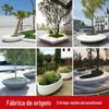Plástico Reforçado com Fibra de Vidro para Exterior Piscina de Árvore Assento Especial em Formato de Banquinho Banco de Assento para Parque Cadeira de Lazer Envolvente de Árvore Plástico Reforçado com Fibra de Vidro Suporte de Flores Lindo Chen