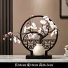 Nuevo Estilo Chino Flor de Magnolia Significado Zen Adorno Decorativo Sala de Estar Gabinete de Vino Entrada Estantería Decoración de Escritorio Regalo de Inauguración