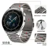Para Huawei watch3/4por Samsung 22mm Correa de Reloj de Titanio Correa de Titanio de Tres Eslabones Desmontable de Titanio Puro