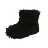 Nuevas botas de pelo de oso para el invierno 2026, zapatos de invierno de moda y tendencia para exteriores, populares botas de nieve de lana de cordero de celebridad de internet