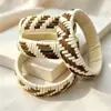 Pulsera de ratán trenzado transfronteriza Amazon Europa y Estados Unidos moda retro tendencia nicho de alta gama pulsera tejida a mano