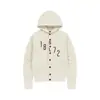 Moletom feminino estilo coreano com design de abotoamento simples, estampa xadrez versátil, detalhes bordados, corte solto, com capuz, streetwear unissex