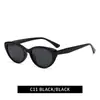 Gafas de Sol Polarizadas Estilo Retro Europeo y Americano con Montura Pequeña Ojo de Gato, Modernas y Elegantes, Adecuadas para Rostros Cuadrados y Redondos, Gafas de Sol Polarizadas Tr