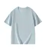 Camiseta de Algodón con Hombro Caído de Manga Corta con Cuello Redondo Color Sólido Ropa de Grupo Ropa de Clase para Hombres y Mujeres Viaje Diario