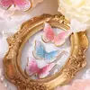 Paquete de 2 Pegatinas Yuxian Serie Vieja Historia de Mariposas Lámina Dorada Perlada Materiales de Decoración para Diario 3D 20 Piezas en 4 Diseños