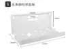 Placa colgante para botella de filtro purificador de agua purificador de agua 10 pulgadas 20 pulgadas máquina RO de una etapa secundaria tres etapas placa colgante de hierro placa colgante de acero inoxidable