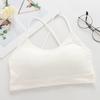 Comercio Exterior Transfronterizo Popular Empuje Hacia Arriba Correas Cruzadas Dobles Francesas Espalda Hermosa Tubo Envuelto en el Pecho Top Chaleco Deportivo sin Espalda Ropa Interior para Mujer