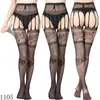 Conjunto de Liguero de Encaje Sexy para Mujer, Medias Sexys, Medias de Liguero sin Tentación con Calcetines, Talla Grande de Comercio Exterior
