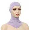 Nueva Base Redonda de Algodón Modal Gorra Larga Elástica Grande para Mujer Gorra Pequeña Gorra Base Gorra Toalla para la Cabeza