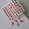 Pegatinas para Uñas con Relieve de Fresa Tridimensional Serie Amor de Verano para Uñas