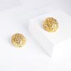 Pendientes Corea se pueden tejer personalidad femenina oro empaque independiente moda larga temperamento pendientes geométricos