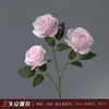 Série de Casamento Rosa Materiais de Flores Artificiais para Decoração de Vitrine de Shopping, Exibição de Fundo, Arranjos Florais, Flores Artificiais, Rosas