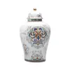 Tarro de té azul y blanco cerámico supergrande de alta calidad para el hogar boutique té negro Pu'er a prueba de humedad sellado tarro de té para despertar tarro universal