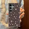 Artículo popular de comercio exterior: Estuche Rosa con Moño Adecuado para Samsung S25 Funda de Teléfono Dos en Uno y Cubierta Protectora de Película para Galaxy S24