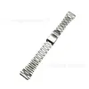 Pulseira Metálica Bloco Pequeno Vintage A159W A158WA A168 Aço Inoxidável Corrente 18mm Pulseira para Relógio Masculino e Feminino