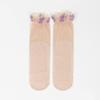 Calcetines Sueltos de Encaje para Mujer Verano Delgados Transpirables Calcetines de Seda para Personas Mayores Mujeres Embarazadas Sueltos Antideslizantes Anti-enganche Calcetines de Seda Cristal