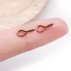 Olhos de Ovelha para Unhas, Pregos de Chifre de Ovelha, Argolas Olho de Ovelha com Cabeça Redonda, Acessórios para Joias DIY, Parafusos, Pregos de Ferro em Forma de 9 Rosqueados, Tamanhos Grande, Médio, Pequeno