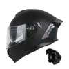 Cascos de Motocicleta al por Mayor para Hombres y Mujeres, Cascos Integrales Bluetooth, Protección Genial Antivaho para Conducir Vehículos Eléctricos