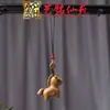 Corrente de Celular Chaveiro Pingente Cavalo de Madeira Arco-Íris Yiming Xianyuan Escultura em Madeira Criativa Cavalo do Zodíaco Decoração de Bolsa
