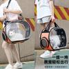 Nuevo bolso transparente para mascotas de doble cara directo de fábrica, cremallera de doble cara, viaje para mascotas, portátil, plegable para gatos y perros