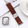 Adecuado para Apple S11 Watch con Correa Tejida de Nailon con Textura Rayada y Hebilla de Paracaídas Iwatch10Se9