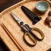Suministradas Directamente por el Fabricante, Tijeras de Cocina de Acero Inoxidable Pueden Cortar Nueces, Tijeras de Alimentos Multiusos, Tijeras para Carne y Verduras, Personalización ODM/OEM