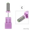 Broca Molinillo Pre-Procesamiento Cabeza Pulidora de Uñas Acero de Tungsteno Aleación para Eliminar Piel Muerta, Eliminar Uñas, y Cabeza Molinillo Acero de Tungsteno