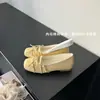Sapatos Mary Jane estilo francês com laço de nicho e salto oculto, nova coleção 2026, sapatilhas estilo noite com bico fino e detalhe de fivela