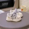 Zapatillas Modernas con Graffiti para Niños y Niñas, Nuevo Modelo Primavera 2026, Zapatillas Deportivas Casuales Transpirables para Niños con Suela Suave