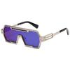 2267 caja de metal gafas de sol de una pieza deportivas europeas y americanas Amazon tendencia outdoor moda futura hip hop hombres