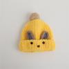Gorro de bebé de otoño e invierno, cálido y afelpado, resistente al viento, bonito y súper lindo, con protección para las orejas para niños y niñas.