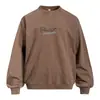 Sudadera con capucha Tie-Dye Desgastada con Estampado de Personaje Americano para Hombre, Holgada, Streetwear, Hip Hop, Casual, Sudadera de Cuello Redondo para Primavera/Otoño