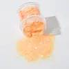 50g Lantejoulas Macaron a Laser Importadas DIY Acessórios para Manicure Cânhamo Flow Patch Sequin Hexagonal Joias para Manicure