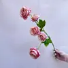 Flor Artificial Rosa Boda Boda Flor Artificial Decoración Flor de Seda Flor Artificial Día de San Valentín Pared de Rosas Decoración del Hogar