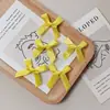 4cm Presilha de Cabelo Fofa com Laço Y2K Multicor Fita de Ballet Mini Bico de Pato Acessórios de Cabelo Headwear