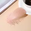 Atacado de fábrica DIY cor pena alta qualidade pena de ganso joia flutuante pena bola ondulada material de enchimento de pena