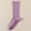 Calcetines de yoga profesionales antideslizantes hasta la pantorrilla para mujer, fitness, danza, compresión, largos, Pilates, deportivos, energía muscular, calcetines hasta media pantorrilla