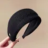 Diadema de Esponja Color Café Otoño Invierno para Mujer Estilo Coreano Uso Diario Versátil Diadema Alta para la Frente para Lavarse la Cara Atadura de Pelo Pinza para el Cabello