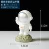 Decoração Criativa de Astronauta Espacial em Resina para Mesa de Escritório, Estúdio Suave, Estante, Casa Moderna, Presente de Aniversário
