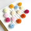 Crisântemo Bola de Mil Camadas Simulado Crisântemo de Tênis de Mesa Crisântemo diy Flor Grampo de Cabelo Acessório de Cabelo Acessórios de Vestuário Caixa de Presente Dente-de-Leão