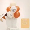 Decoraciones de Globos Flotantes de Mesa y Piso con Tema de Cumpleaños Feliz Cumpleaños para la Fiesta de Primer Cumpleaños de Niños, Decoraciones Brillantes