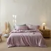 Juego de ropa de cama de cuatro piezas Lenzing Tencel Clase A de 100 hilos, sábana de cama de seda helada Lyocell, sábana bajera, funda de edredón de seda, ropa de cama de alta gama