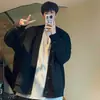 Cárdigan Chaqueta Nuevo Estilo Hombres Primavera Holgada Sudadera de Manga Larga Marca de Moda Americana Perezoso Holgado Versátil Guapo Ropa de Pareja