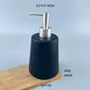 Botella de Cerámica Creativa Galvanizada en Oro para Desinfectante de Manos Botella de Cerámica para Gel de Ducha para el Hogar Botella de Cerámica para Loción Personalización