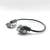 Cable de computadora angulado Db9 Hembra a Db9 Hembra con Codos y Tornillos
