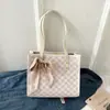 Bolsas Femininas Grande Capacidade 2025 Novo Estilo Coreano Bolsa de Axila Bolsa de Ombro Único Bolsa Feminina Estampada Bolsa Tote Fashion